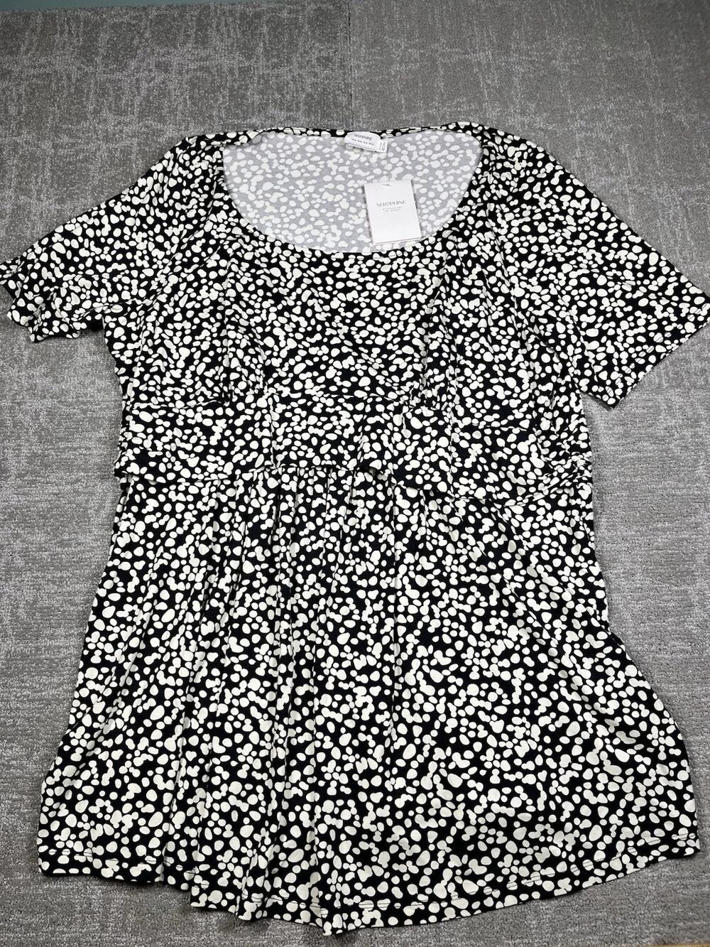 Seraphine NWT Jersey Knit Nurseing Tunic Top Size 22
